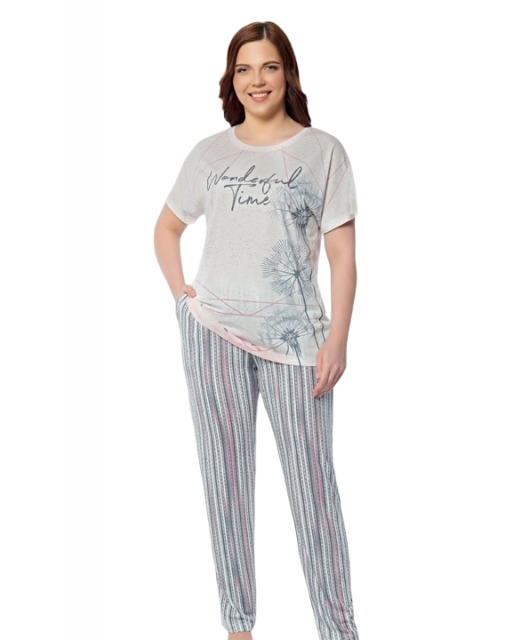 Pijama Dama Cu Pantaloni Lungi Erica